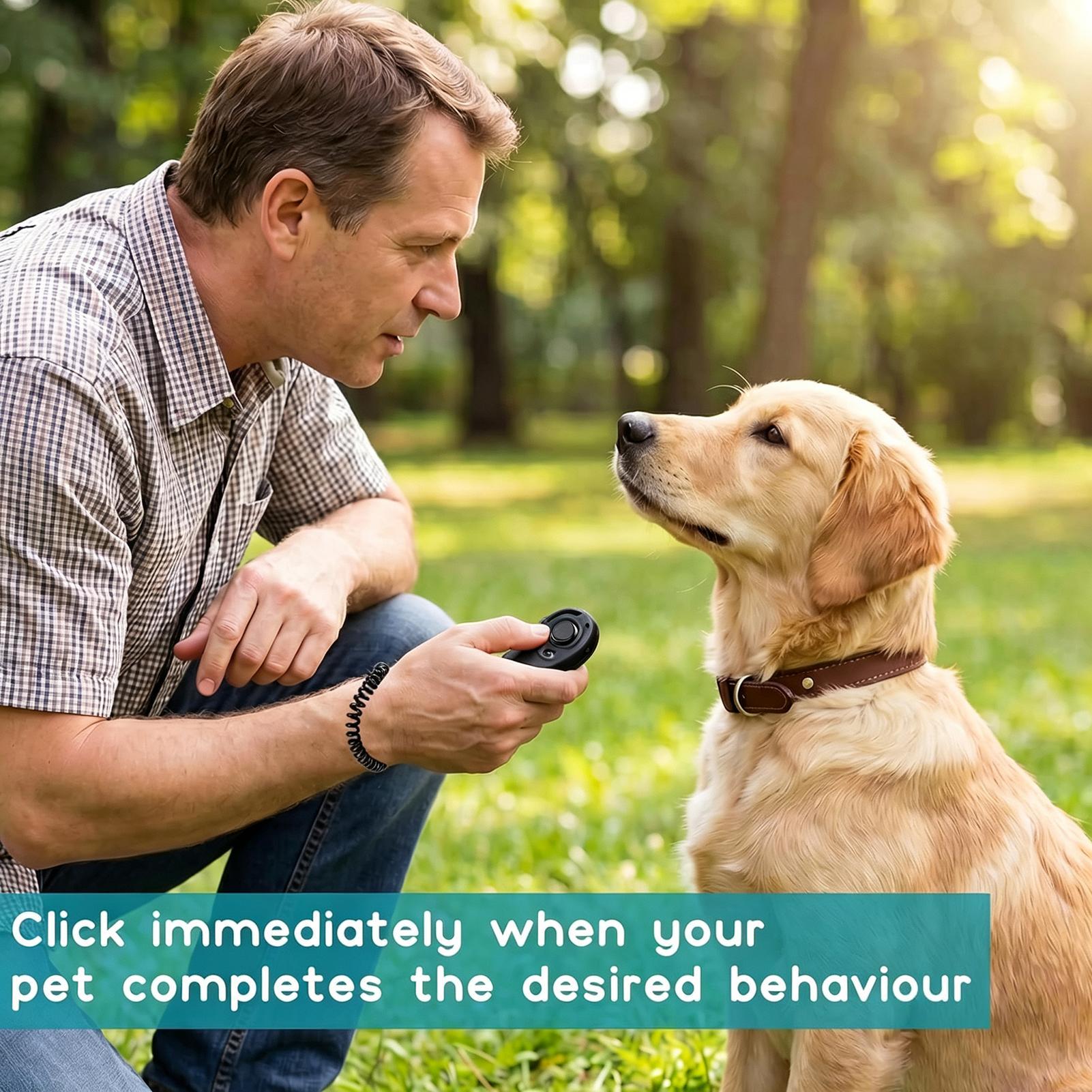 Training Clicker Dog - 犬の訓練用クリッカー ペットの服従矯正ツール リストストラップ付き 鳥用基本服従クリッカー トイレ用クリッカー 咀嚼・吠え防止用