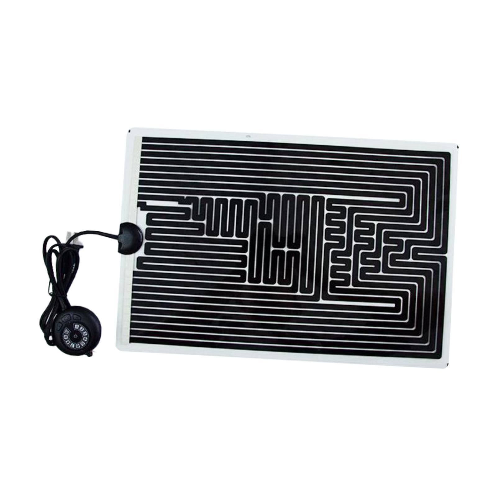 Reptile Heating Mat - 爬虫類加熱パッドポータブル調整可能な温度アンダータンクテラリウム加熱マットヘビカメカエルヤモリカメ用