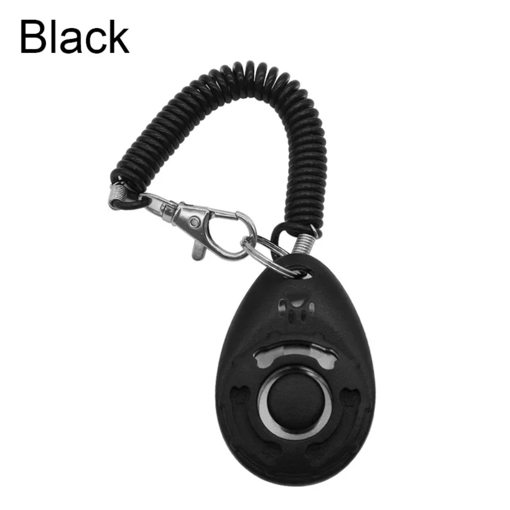 Training Clicker Dog - 犬の訓練用クリッカー ペット猫犬用クリックトレーナー 猫、子犬、鳥、馬用 調整可能なリストストラップ付き