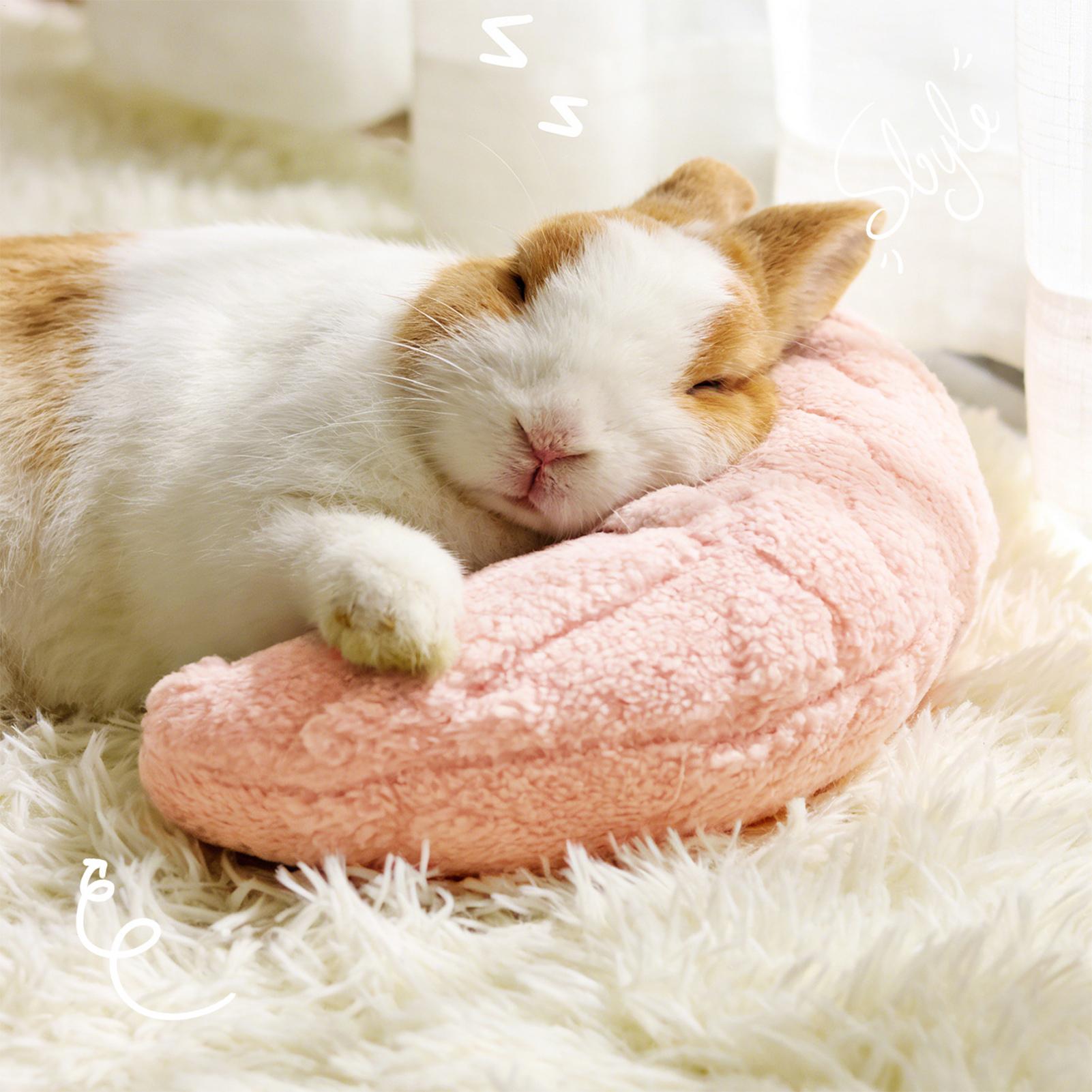 Pet Supplies App - ペット用小さめ枕 ファッションネックプロテクター 深い睡眠用 子犬子猫用 U字型枕 犬猫用ヘッドレスト