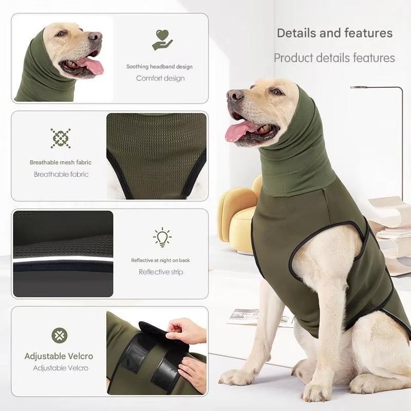 犬用ポリエステル不安軽減プレッシャーセラピー calming - Dog Anxiety Vest のレビューと価格