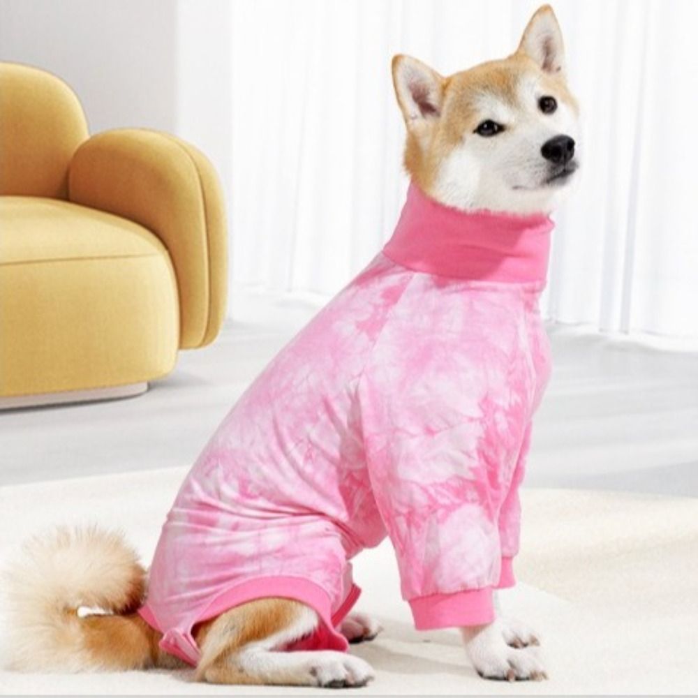 犬用パジャマ、伸縮性のある犬用回復スーツ、タイダイ柄、暖かい - Dog Anxiety Vest のレビューと価格
