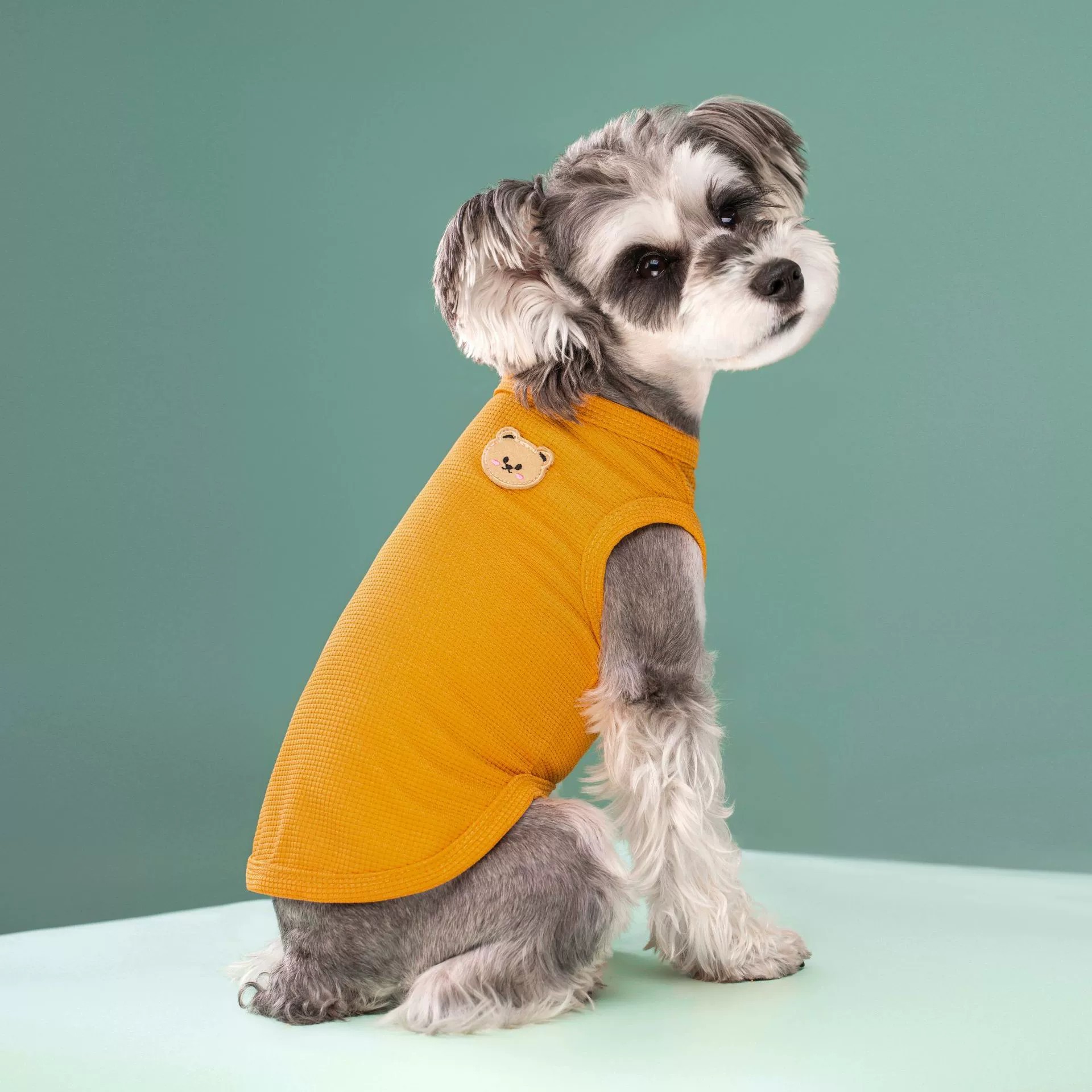 春夏ペットワッフルベスト テディ ビション子犬犬不安解消服  - Dog Anxiety Vest のレビューと価格