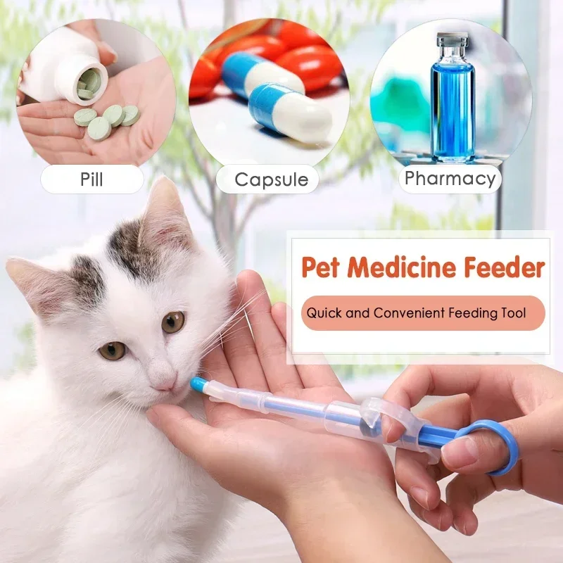 1セットペット用薬剤アプリケーター 猫犬用注射器 薬 水 ミ - Pet Supplies Application のレビューと価格