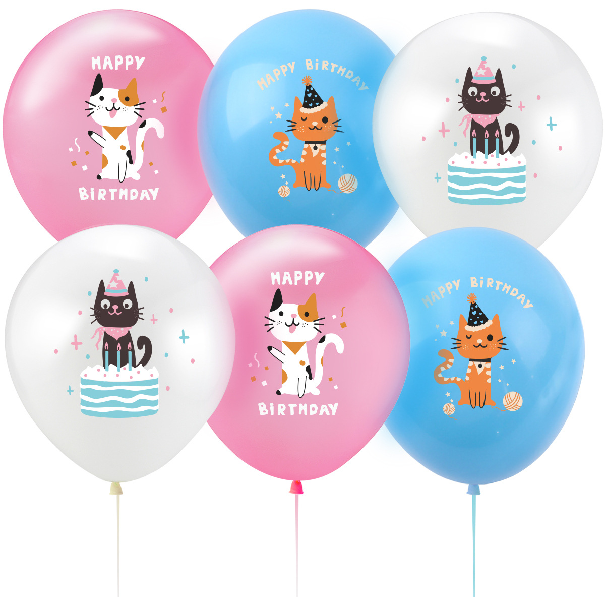 12 インチ漫画犬猫ラテックスバルーン 16 インチニャーレ - Pet Supplies App のレビューと価格