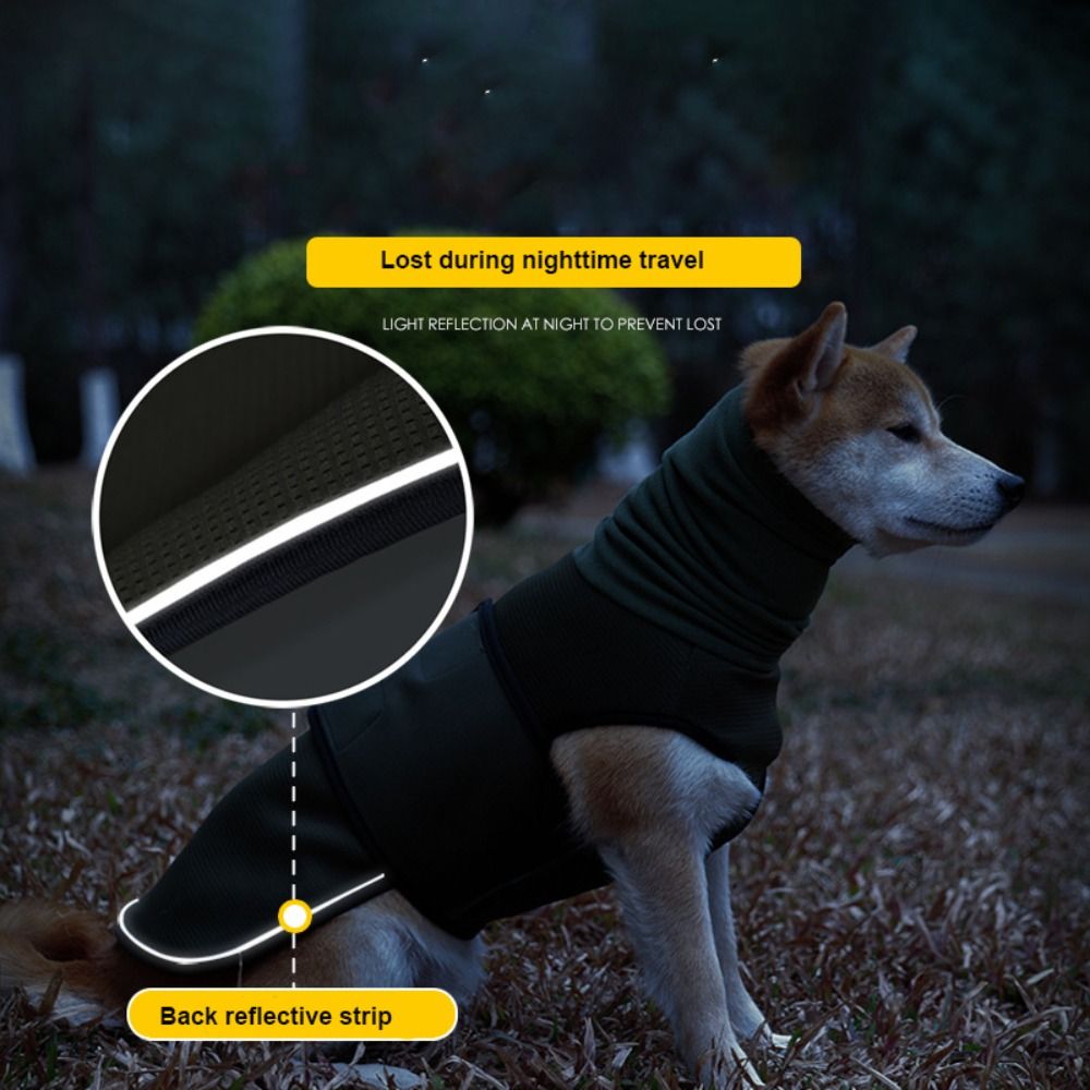 ノイズプルーフ犬用カームダウンフーディー反射材入り通気性ペッ - Dog Anxiety Vest のレビューと価格