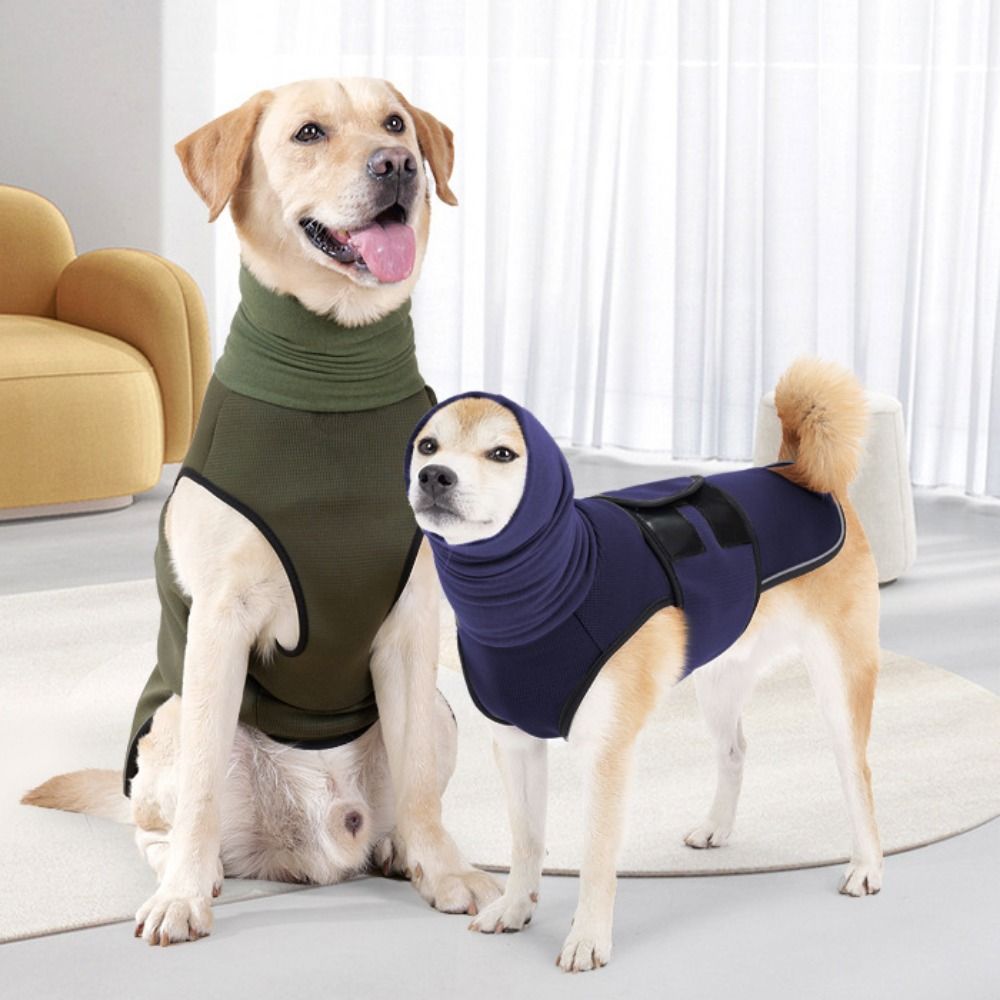 伸縮性のある犬用不安解消ベスト 反射素材 防風 犬用落ち着か - Dog Anxiety Vest のレビューと価格