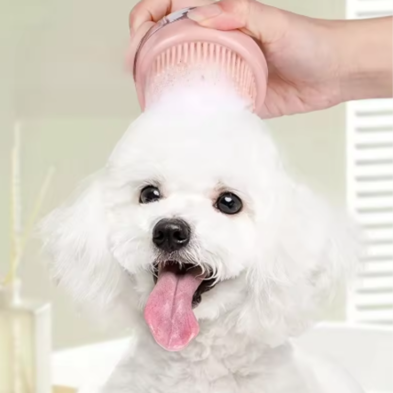 ペット用バスブラシ ソフトシリコンマッサージャー シャワージ - Pet Supplies App のレビューと価格