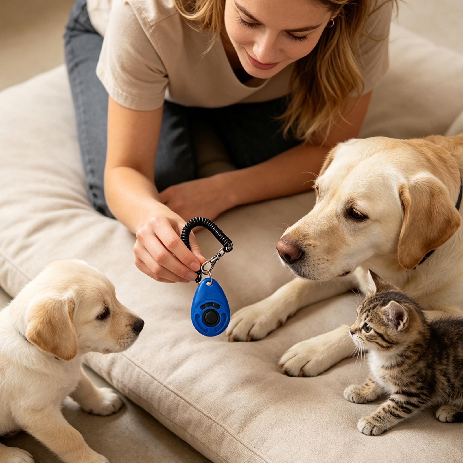 犬の訓練用クリッカー ペットの服従矯正ツール リストストラッ - Training Clicker Dog のレビューと価格