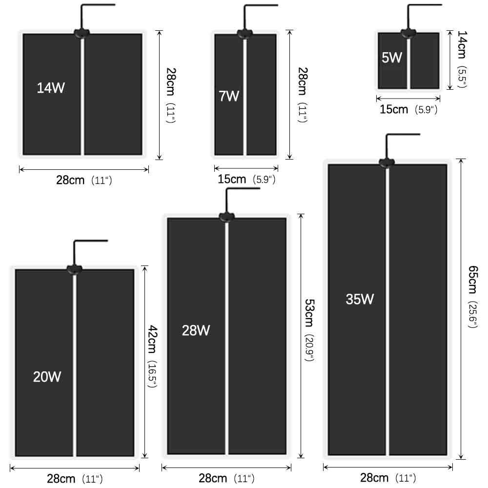温度調節可能な防水カバー,加熱マット,種子,苗,植物,屋内, - Reptile Heating Mat のレビューと価格