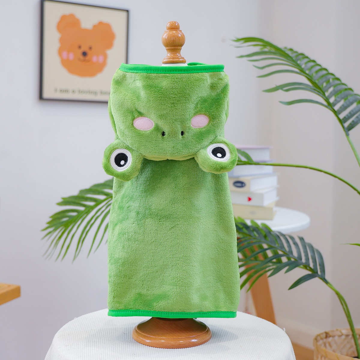 カエルキャップワンピース犬用マントパーカー室内通気性タオル服 - Pet Supplies York のレビューと価格