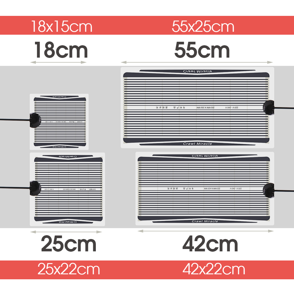屋内暖かい暖房マット調節可能な温度コントローラーヒートパッド - Reptile Heating Mat のレビューと価格