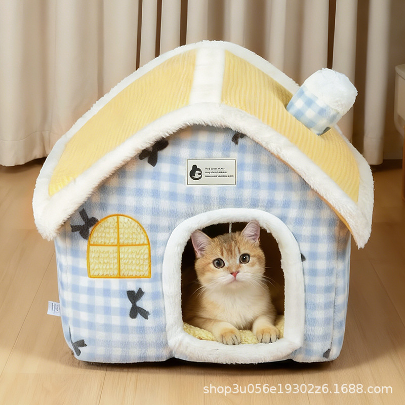 オールシーズン対応の犬小屋、冬は暖かい、取り外して洗える、大 - Pet Supplies Application のレビューと価格