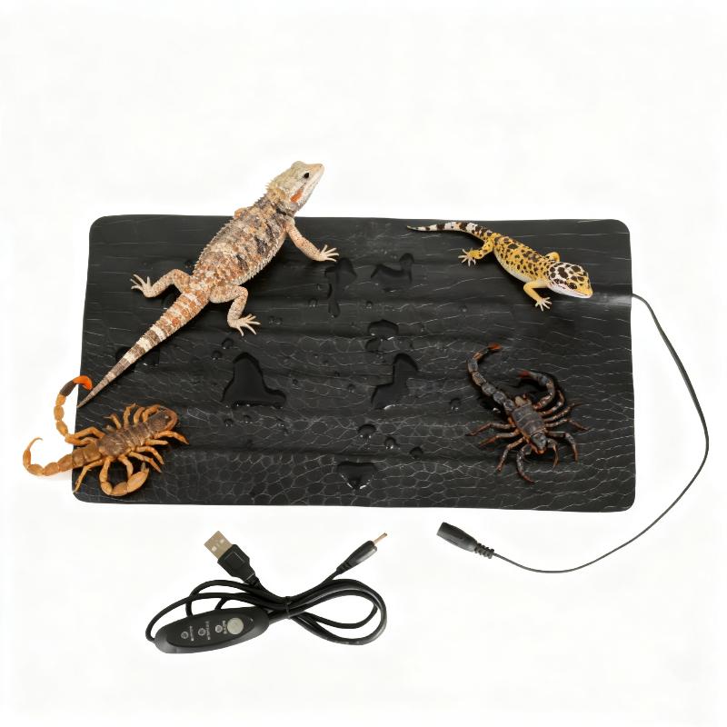 爬虫類ヒートマット防水カメトカゲ温度調整ヒートマットアンチス - Reptile Heating Mat のレビューと価格