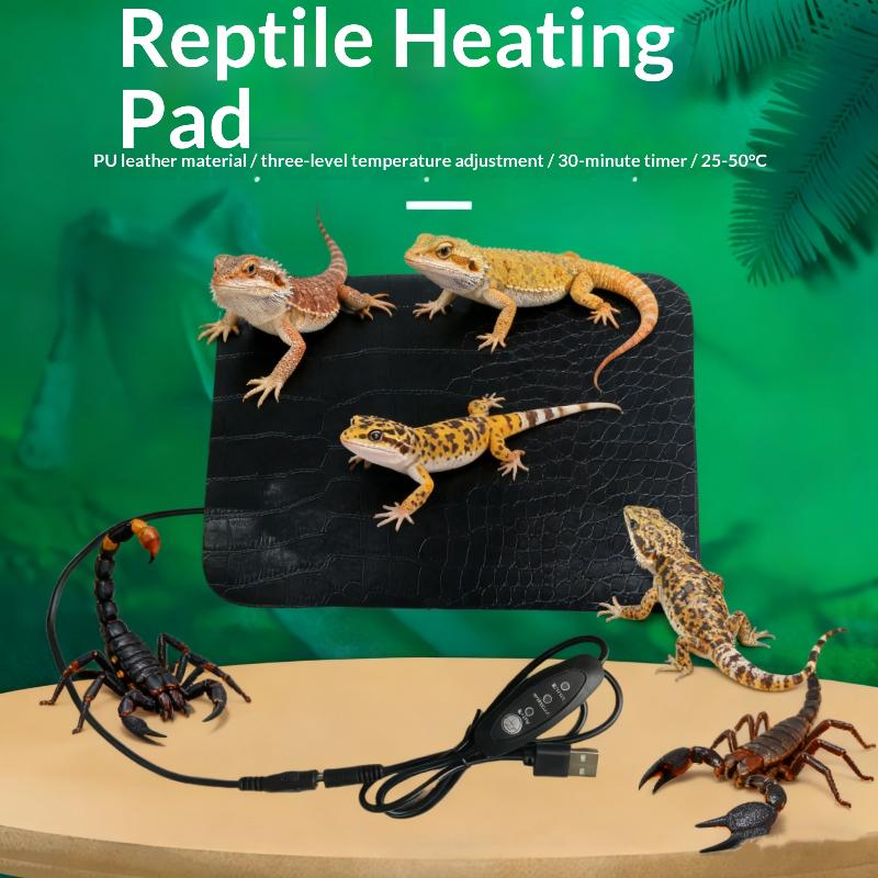 爬虫類ヒートマット防水カメトカゲ温度調整ヒートマットアンチス - Reptile Heating Mat のレビューと価格