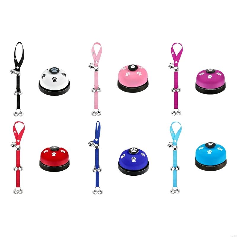 2 個ペットドアベルロープ金属鐘とトレーニングボタン犬のトレ - Training Clicker Dog のレビューと価格