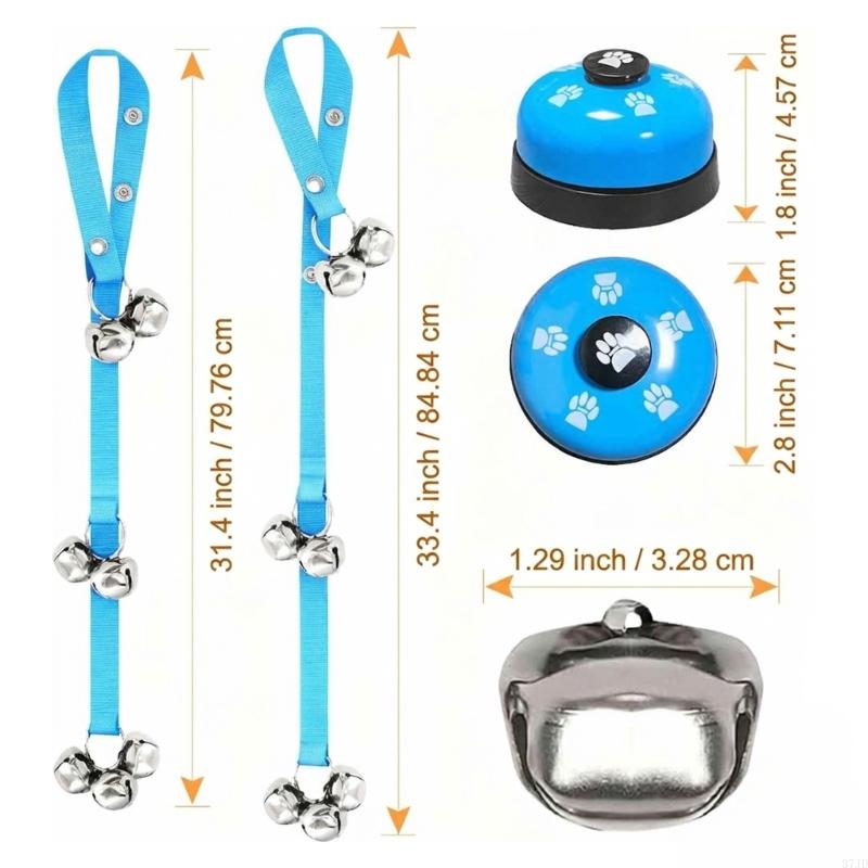 2 個ペットドアベルロープ金属鐘とトレーニングボタン犬のトレ - Training Clicker Dog のレビューと価格