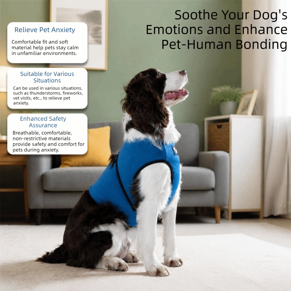 ペット用快適服　通気性のある犬用 calming ベスト　調 - Dog Anxiety Vest のレビューと価格