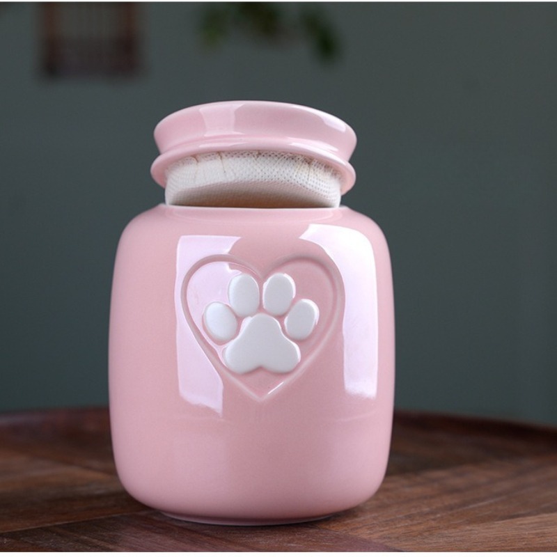 陶器製の子犬用葬儀箱、ペット（犬、猫）の遺灰壺、子猫、猫、犬 - Pet Supplies Warehouse のレビューと価格