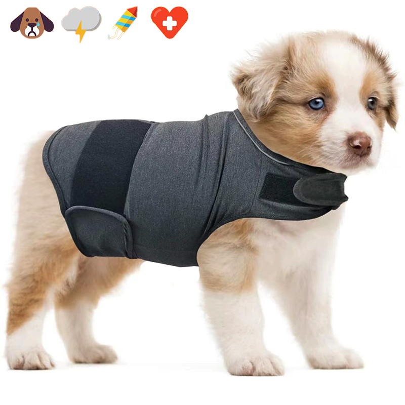 犬用不安軽減ベスト 通気性のあるストレス解消ジャケット 雷対 - Dog Anxiety Vest のレビューと価格
