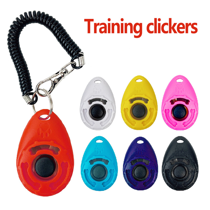 調節可能なリストバンドペットトレーニングクリッカーポータブル - Training Clicker Dog のレビューと価格