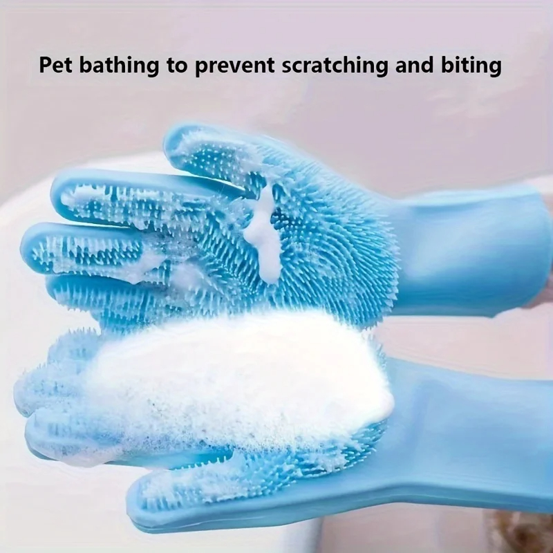 多機能シリコンペットグルーミンググローブ　抜け毛除去ブラシ　 - Pet Supplies Warehouse のレビューと価格