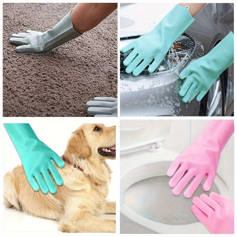 多機能シリコンペットグルーミンググローブ　抜け毛除去ブラシ　 - Pet Supplies Warehouse のレビューと価格