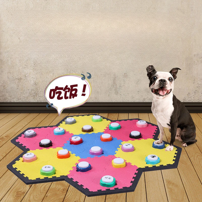 ミニペット録音可能コミュニケーション小型ボタン猫のおもちゃ犬 - Training Clicker Dog のレビューと価格