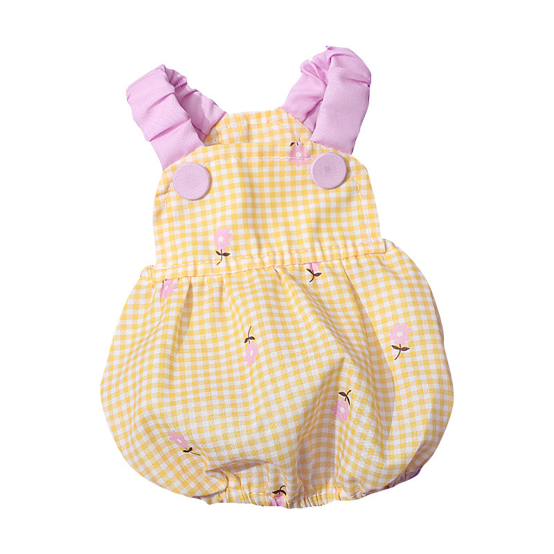 黄色の花柄ペットドッグドレス小型犬用薄い子犬プリンセススカー - Pet Supplies York のレビューと価格