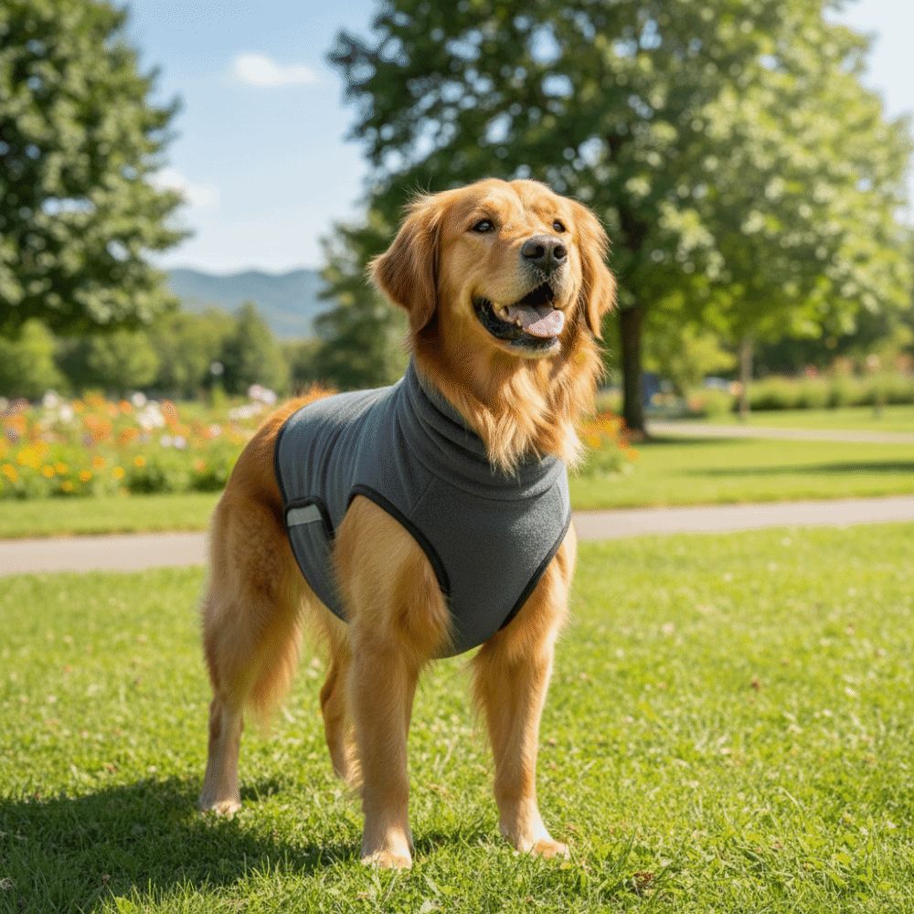ノイズ防止犬用不安解消ベスト 通気性 反射ストリップ付き ペ - Dog Anxiety Vest のレビューと価格