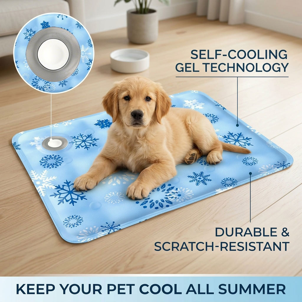 夏用ペットマット、ペットアイスマット、犬用マット、犬用ベッド - Pet Supplies Warehouse のレビューと価格