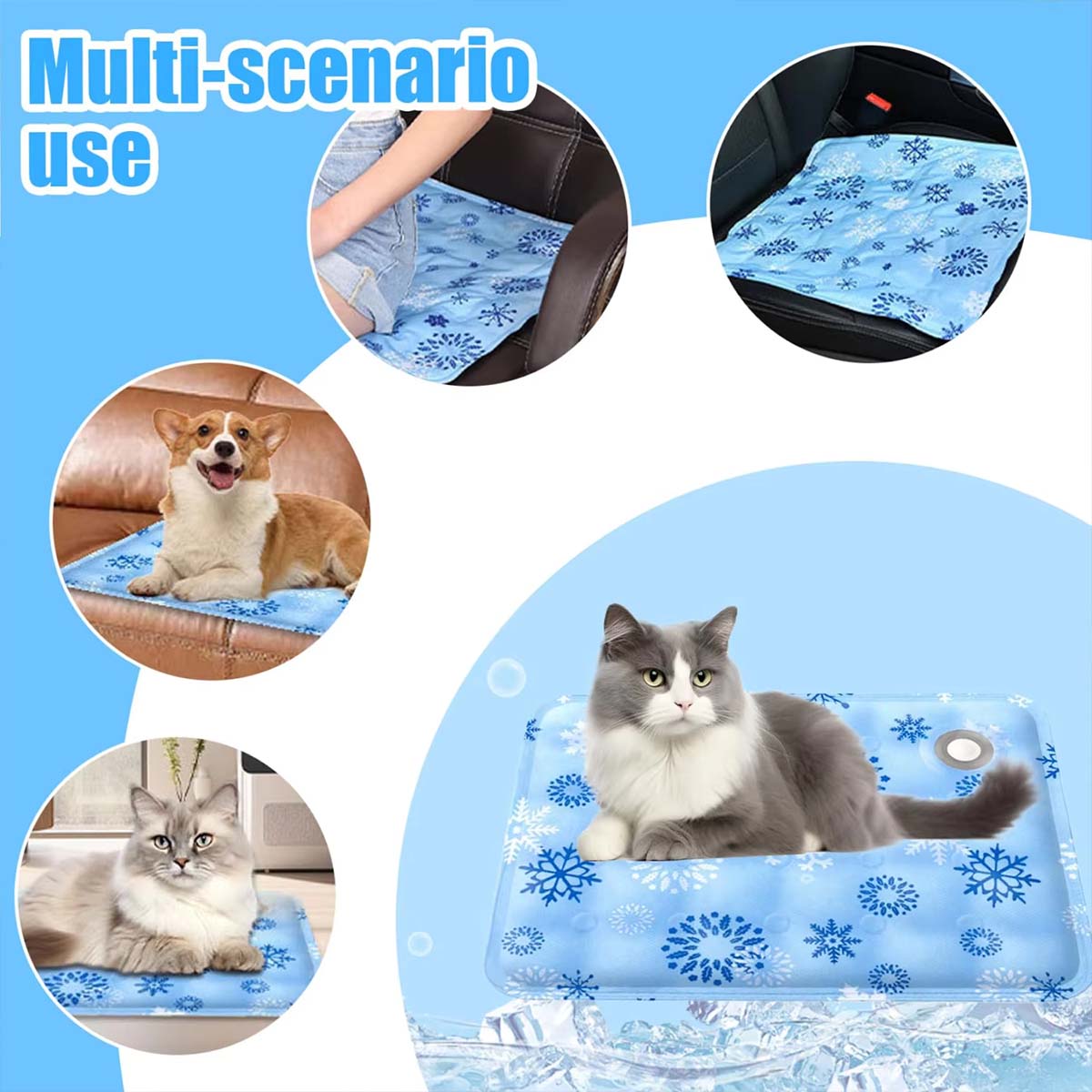 夏用ペットマット、ペットアイスマット、犬用マット、犬用ベッド - Pet Supplies Warehouse のレビューと価格