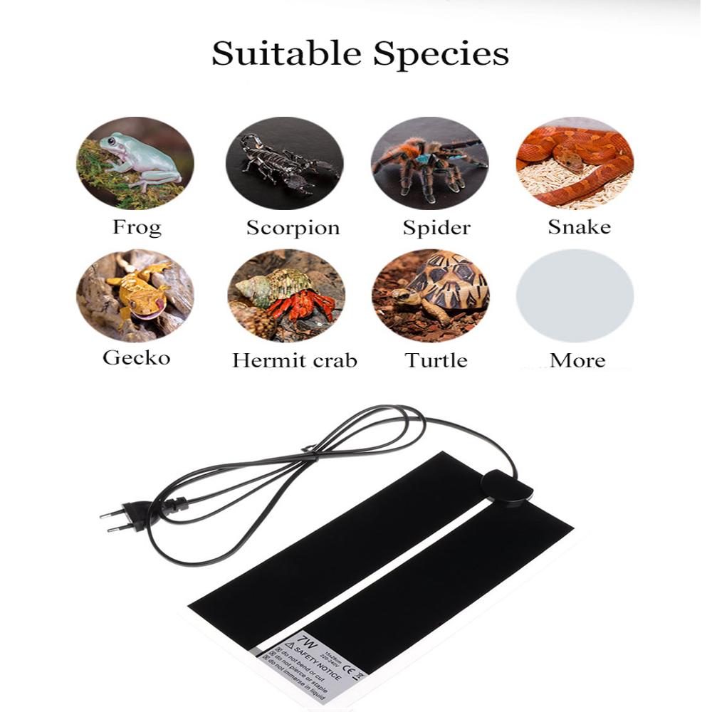 AC110V〜240V 爬虫類用保温マット 5-45W ペッ - Reptile Heating Mat のレビューと価格