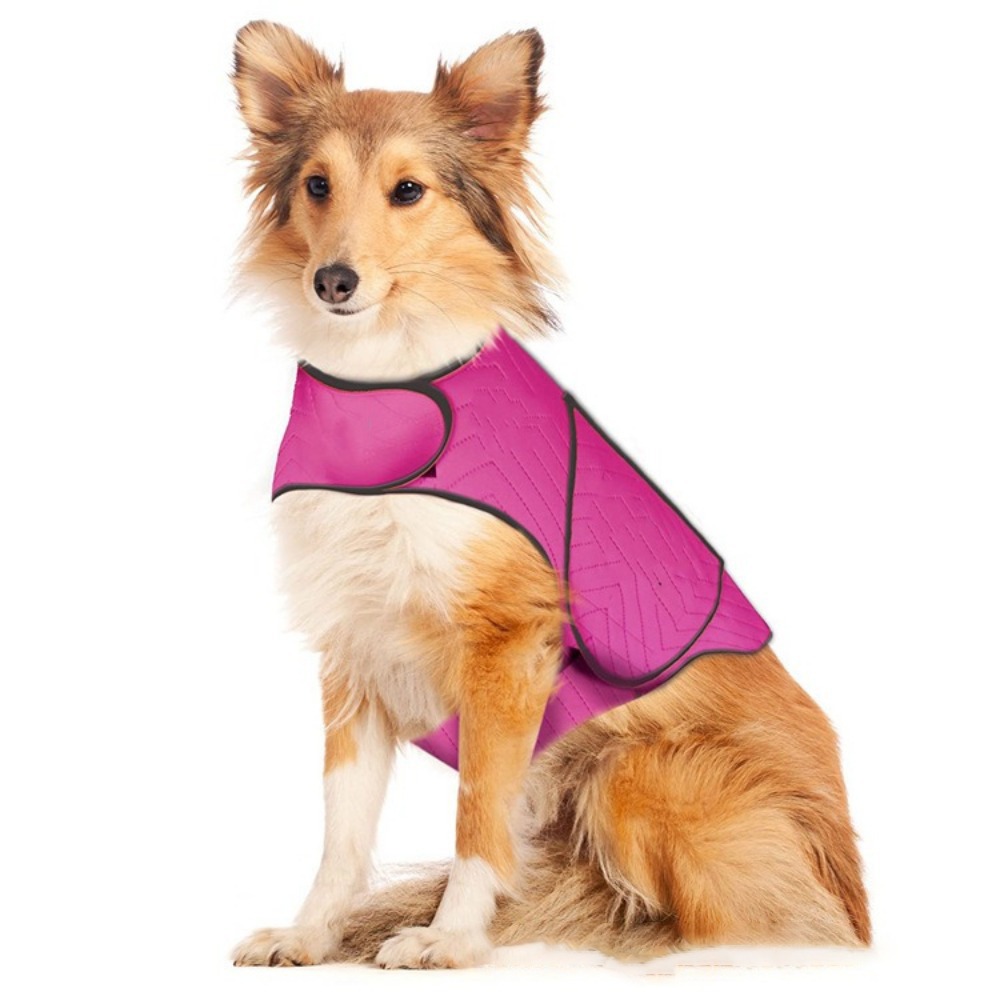 実用的な弾性犬用不安解消ジャケット反射性通気性犬用サンダーベ - Dog Anxiety Vest のレビューと価格