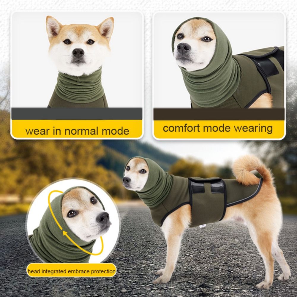 実用的な弾性犬不安解消ベスト反射防風犬鎮静服調節可能なソフト - Dog Anxiety Vest のレビューと価格
