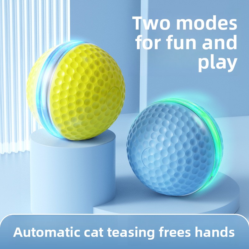 壊れないハニカムラバー電動犬用ボール、自動ジャンプ回転式イン - Training Clicker Dog のレビューと価格