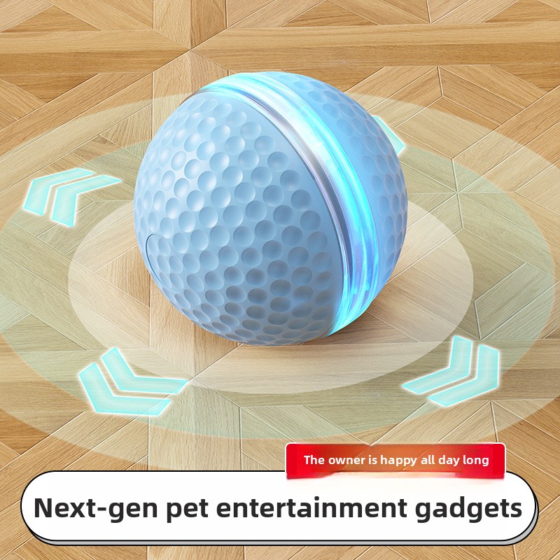 壊れないハニカムラバー電動犬用ボール、自動ジャンプ回転式イン - Training Clicker Dog のレビューと価格