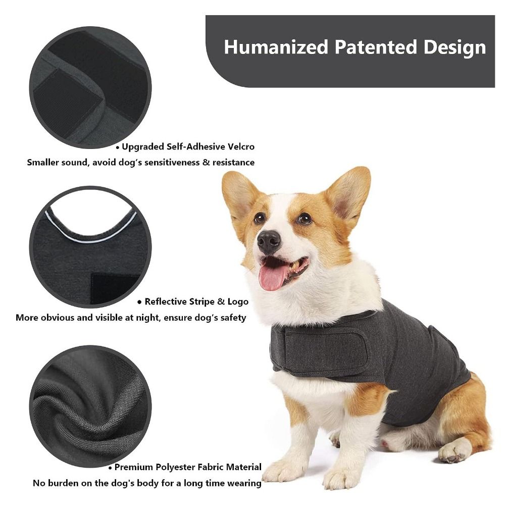 ペット用暖かいベスト、通気性のある犬用不安軽減ジャケット、快 - Dog Anxiety Vest のレビューと価格