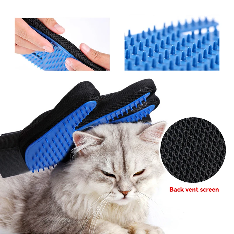 ペットの毛取りグローブコームペット犬猫グルーミングクリーニン - Pet Supplies Warehouse のレビューと価格